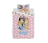 Bluey I Love U Duvet Set In Pink Pink