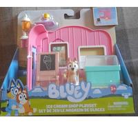 Bluey Mini Playsets Bluey Ice Cream Shop Playset Includes Articulated Bingo Figure And Accessories