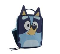 Bluey Insulated Lunch Box for Kids & Toddlers Girls & Boys Insulated Lunch Bag with 3D Features and Top Padded Handle Blue