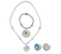 Bluey Jewelry Set for Girls - Dress Up Accessories Bundle with Necklace, Bracelet, Ring, and More | Bluey Beaded Jewelry for Kids