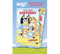 BLUEY JIGSAW BIRTHDAY CARD CHILDRENS JIGSAW BIRTHDAY CARD