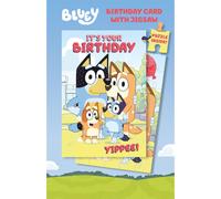 Bluey Jigsaw Puzzle Birthday Card