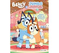Bluey Jumbo Coloring and Activity Book Set - Cartoon Coloring Pages, Activity Sheets, Game, Puzzles, More | Bluey Coloring Book for Boys, Girls, Kids