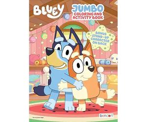 Bluey Jumbo Coloring and Activity Book Set - Cartoon Coloring Pages, Activity Sheets, Game, Puzzles, More | Bluey Coloring Book for Boys, Girls, Kids