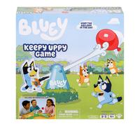 Bluey Keepy Uppy Game Help, Bingo, and Chilli Keep the Motorized Balloon in the Air With the Character Paddles For 2-3 players Ages 4+