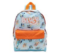 Bluey Kids Backpack Preschool Childrens Bag Boys Nursery Rucksack With Front Pocket - Blue