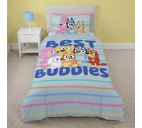 Bluey Kids Cotton Best Buddies Light Blue Bedding Set - Toddler
