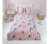 Bluey Kids Cotton Floral Pink Bedding Set - Single
