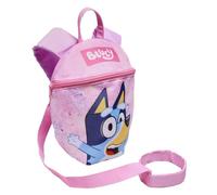 Bluey Kids Girls Backpack with Reins & Harness Toddler Bag Ages 1-4 Years - Pink