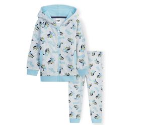 Bluey Kids Hooded Tracksuit Set Full Zip Hoodie Jogger Bottoms