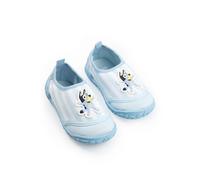 Bluey Kids Light Blue & White Stripy Aqua Shoes | Pull-On Water Shoes with Textured Sole & Heel Tab | Lightweight Beach Footwear for Holidays, Pool & Seaside Merch - 11 UK Child