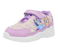 Bluey Kids Low Trainers Childrens White/Pink 10 UK Child
