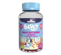 Bluey Kids Multivitamin Gummies - 14 Essential Vitamins & Minerals to Support Growing Bodies, Immunity & Tiredness - Strawberry, No Added Sugar, Vegan, Gluten Free - 30 Gummys for Children Ages 3-12