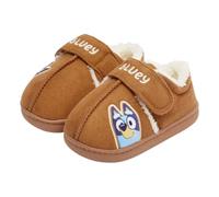Bluey Kids Slippers Girls Boys Faux Suede Fur Lined Slipper Booties House Shoes