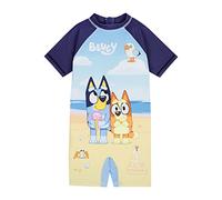 Bluey Kids Surfsuit Swimsuit, Ages 3 to 8 Years Old (as8, Age, 3_Years, 4_Years, Regular, Blue)
