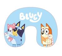 Bluey Kids Travel Neck Pillow | Soft & Supportive U-Shaped Cushion for Children | Official Bluey Merchandise | Comfortable Head & Neck Support for Car, Plane, Train Journeys | Lightweight & Portable