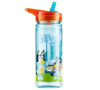Bluey Kids Water Bottle, Refillable Bottle with Straw for Travel 580ml (Multi Straw Bottle)