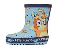 Bluey Kids Wellies Rubber Wellington Rain Boots Girls Boys Snow Welly - UK 10