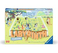 Ravensburger Bluey Toys and Gifts - Junior Labyrinth The Moving Maze Board Game for Kids Age 4 Years Up