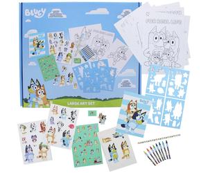 Bluey Large Art Colouring Set