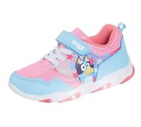 Bluey Light Up Trainers for Girls Puppy Easy Fasten Sports Shoe with Flashing LED Lights Sneakers