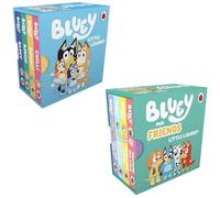 Bluey Little Library & Bluey and Friends Little Library 8 Books Collection Set