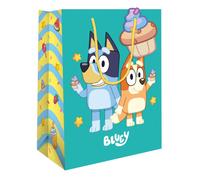 Danilo Promotions Ltd BLUEY GIFT BAG MEDIUM SIZE BIRTHDAY GIFT BAG
