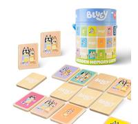 Bluey Memory Game for Kids - Matching Card Games with Bluey Characters - Toddler Learning Toy for Ages 2+ - Family Travel Games - Portable Games with Bluey's Characters - Fun Gift for Boys & Girls