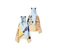 Bluey Men's Hooded Wrap Towel With 3D Ears in Blue Bluey Blue One Size