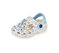 Bluey Boys Grey Multi Badge Clogs - 9 UK Child