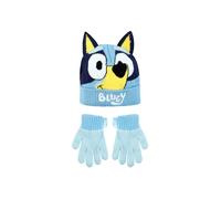 Bluey Men's Winter Hat & Gloves Set in Blue Bluey Blue One Size