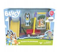 Bluey Park Play Set Articulated 2.5 Inch Action Figure And Three Piece Park P...