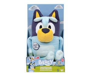 BlueY Moose Toys Talking Plush | Press on her stomach to hear her speak and sing in 3 languages, quality soft fabric; from 3 years old