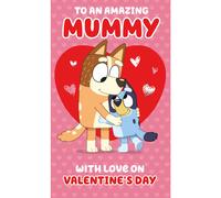 Bluey Valentines day card for Mummy Happy Valentine's day Card Mummy