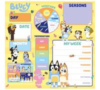 Danilo Promotions LTD Bluey My First Activity Calendar - Visual Childrens Daily planner, Teach seasons, days, weather & month's