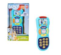 Bluey My First Remote Control Toy | Interactive Light Up Learning Remote for Toddlers | 15 Buttons with Sounds, Music & Flashing LED | Educational Role Play Toy for Kids Ages 6 Months+