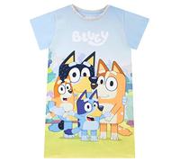 Bluey Nightdress | Short Sleeve Girls' Nighties | Nightie for Kids Multicolour 3 to 4 Years