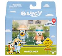Bluey On Holiday Bingo Figures Hat Hats Shoes Sandals Backpack 2 Figures In Pack