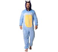 Bluey Onesie For Men, Bandit Mens Onesie, Fleece Adult Onesies, Sizes Small To XX Large