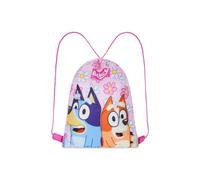 Bluey Pink Floral Drawstring Bag Bluey Pink One Size