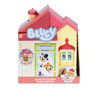 Bluey Play Date Plush Surprise, Decorate House With Stickers, Attach the Play Time Sign, Then Open the Door for a Surprise Plush to Appear, Which Plush Will You Get?