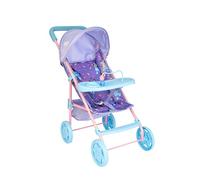 Bluey Playtime Dolls Pushchair with Play Table | Folding Toy Stroller for Kids with Cup Holder, Adjustable Hood & Under-Seat Storage | Bluey Buggy Pram for Dolls & Plush Toys Ages 3+