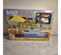 Bluey Pool Time Fun Playset Bluey Figure in Swim Suit with Accessories