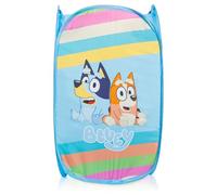 Bluey Pop Up Hamper - Bluey and Bingo Mesh Laundry Basket/Bag with Durable Handles - Storage for Clothes and Toys