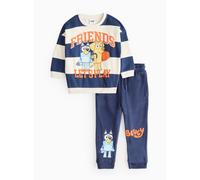 Bluey Print Navy Striped Sweatshirt & Joggers 2-3 years
