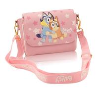 Bluey Purse for Girls | Official Bluey Crossbody Handbag with Adjustable Strap & Magnetic Flap | Toddler Purse, Preschool Handbag, Small Crossbody Shoulder Bag, Mini Purse for Kids Ages 3 and Up
