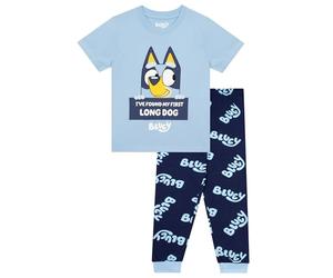 Bluey Pyjamas | Boys' Pyjama Sets | Short Sleeve Boys Pyjamas | Blue 6-7 Years