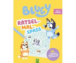 Bluey Ratsel-Mal-Spa: Ratseln und Ausmalen mit, Schwager, Verlag.