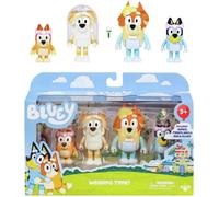 Bluey Figure 4-Pack Wedding Time