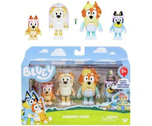 Bluey S10 Character Figures Wedding Time - 4 Pack